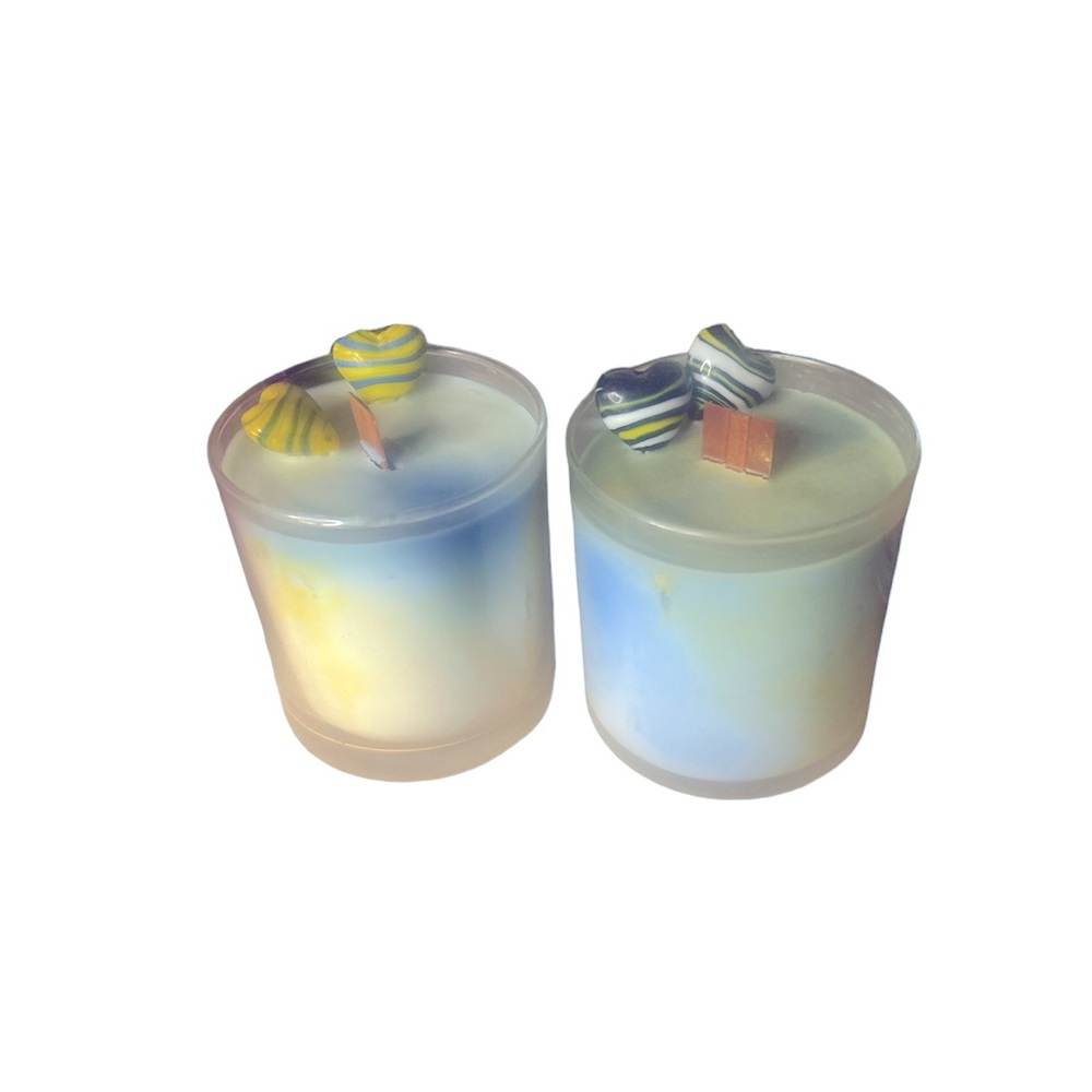 CANDLE’S FOR YOUR HEART!! HAND CRAFTED DUO